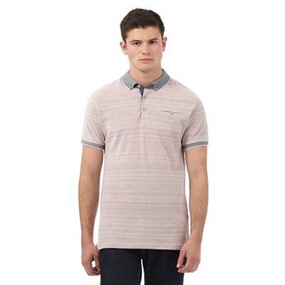 Red Herring Red striped trims polo shirt